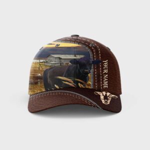 Personalized Aberdeen Angus In A Grassland Baseball Cap