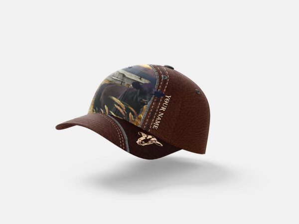 Personalized Aberdeen Angus In A Grassland Baseball Cap