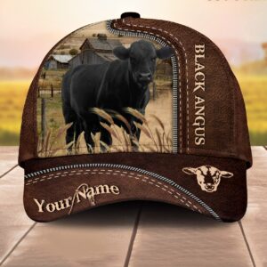 Personalized Aberdeen Angus In A Grassland Baseball Cap