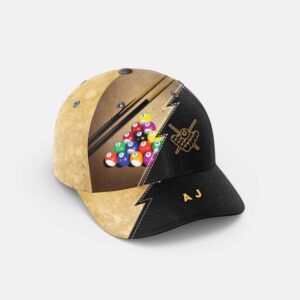 Personalized Billiard Lovers Baseball Cap