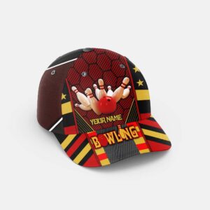 Personalized Bowling Lovers Baseball Cap