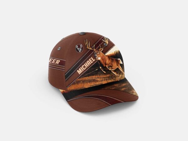 Personalized Deer Hunting Lovers Baseball Cap