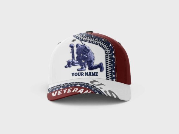 Personalized Memorial Day and Veteran's Day Baseball Cap