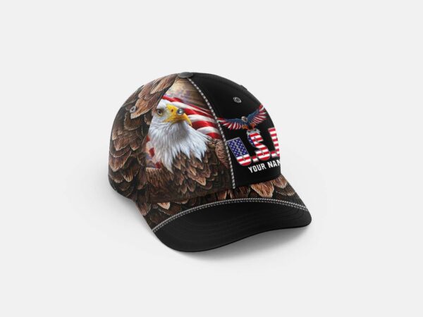 Personalized Patriotic American Eagle Baseball Cap