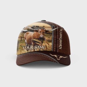 Personalized Texas Longhorn Lover Farmers Baseball Cap