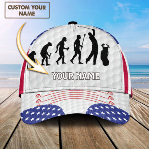 Personalized International Golf Lovers Baseball Cap