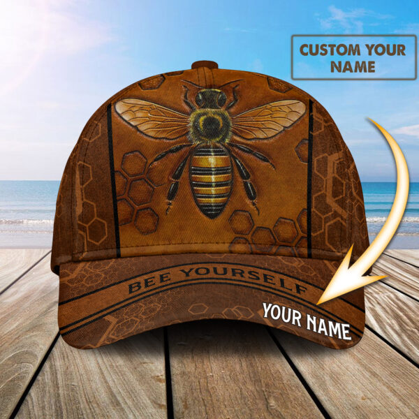 Personalized Name Bee Yourshelf Baseball Cap