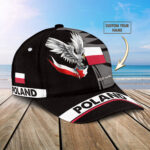 Personalized Poland Polska Flag Baseball Cap