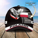 Personalized Poland Polska Flag Baseball Cap